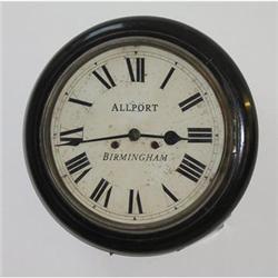 10" mahogany dial clock #1277730