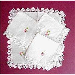 40's Lace & Embroidery NAPKINS #2 #1278179