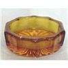 Image 1 : Amber Glass Salt Cellar #1278198