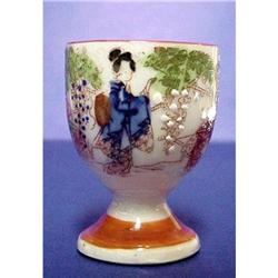 Pedestal Hand pntd.EGG CUP Geisha #1278278