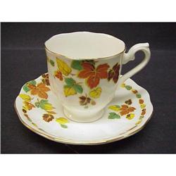 Demitasse Cup & Saucer - Fall Leaves #1278283