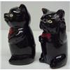 Image 1 : SALT and PEPPER SHAKERS-BLACK PIGS #1278290