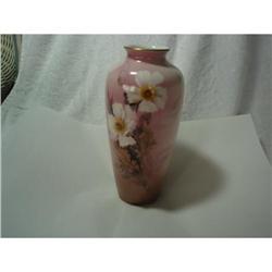 Signed Noritake Nippon Floral Vase #1278479