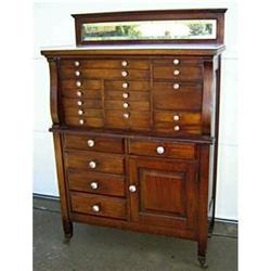 MAHOGANY DENTAL CABINET 1904 #1278483