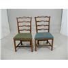 Image 1 : Pair of Chippendale Side Chairs, American #1278611