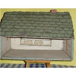 Primitive Horse Barn w/ Shingled Roof #1278670