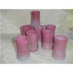 GIBSON GLASS CO.  - BURMESE  TUMBLERS (4) #1278673