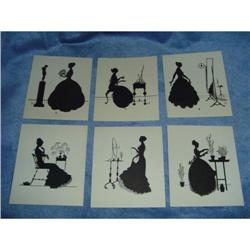 WALLACE NUTTING - LADY SILHOUETTES (set of 21) #1278674