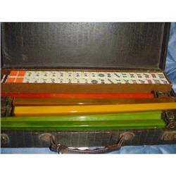 VINTAGE MAH JONGG SET . #1278676