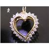 Image 1 : RHJ Pretty Heart with Cubic Zirconium Pendant #1285379