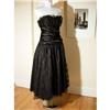 Grace Kelly Dress Black Lace and Satin 8  #1285386