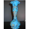 Image 1 : iridescent hand painted embelished vase! #1285892