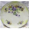 Image 1 : Germany Artist Signed Violets Display Plate #1285989