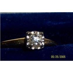 Beautiful Vintage 1/4 Carat Engagement Ring #1286023