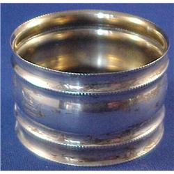 Fat Beaded Sterling silver Napkin Ring #1286193