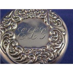 Repousse Sterling silver Covered Box #1286198