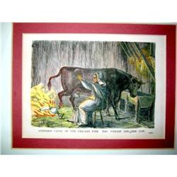 GREAT CHICAGO FIRE MRS. OLEARY AND COW #1286208