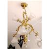 Image 1 : Art Nouveau 6L chandelier #1304759