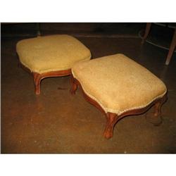 Pair of French Louis XV Style Footstools #1304987