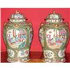 Image 1 : PAIR OF CHINESE EXPORT VASES 18 1/2" WITH #1305010