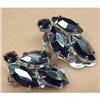 Image 1 : LOVELY VINTAGE HEMATITE CLIP-ON EARRINGS #1305148
