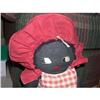 Black cloth stuffed child doll #1305293
