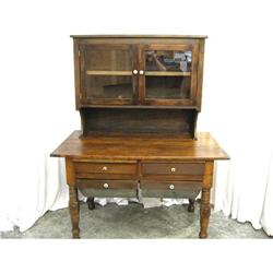 Primitive 4 Drawer Possum Belly With Cabinet On#1305379