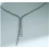 Image 1 : 7.25 CT DIAMOND TENNIS STYLE STRAND NECKLACE #1305419