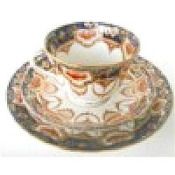 Trio Royal Albert Tea Cup Crown China Imari #1305423