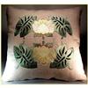 Image 1 : ARTS & CRAFTS EMBROIDERED CREAM WATERLILY#1305486
