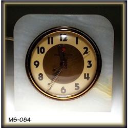 VINTAGE ART DECO CLOCK MACHINE AGE GE MS-84 #1305599
