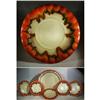 Image 1 : (5) COLORFUL CZECH ART DECO POTTERY PLATES  #1305687