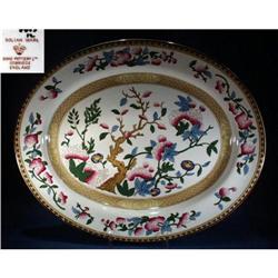 LARGE ENGLISH "MING TREE" PLATTER / 1900-20 / #1305712