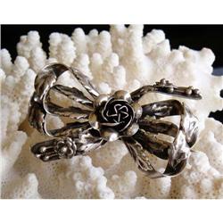 SIGNED HOBE VINTAGE STERLING SILVER BROOCH #1305790