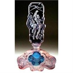 CZECH PERFUME BOTTLE LUSTER HANSEL & GRETEL #1305817