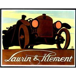CZECH ADVERTISEMENT POSTER "LAURIN KLEMENT" #1305848