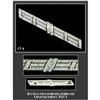Image 1 : GLITTERING ART DECO RHINESTONE PIN CJ-4 #1305855