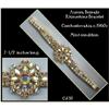 Image 1 : CZECH VINTAGE AURORA BOREALIS BRACELET CJ-32 #1305873