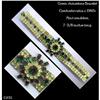 Image 1 : CZECH VINTAGE GREEN RHINESTONE BRACELET CJ-35 #1305876