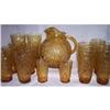 Image 1 : Retro Anchor Hocking Milano Honey Gold Pitcher #1310595