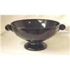 Image 1 : Footed Fruit Bowl by L.E. Smith in Black #1310672