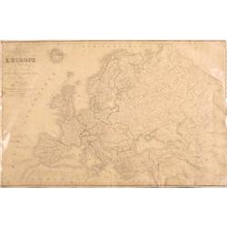 Carte de L'Europe par a Lorrain #1310710