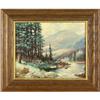 Image 1 : Print landscape, entitled ?Mountain River #1310723