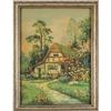 Image 1 : Landscape, print entitled ?Cottage? #1310733