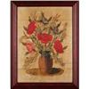 Image 1 : Three Red Roses -Oil on Panel #1310761
