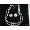 Image 1 : Crystal 2 Strand Necklace  Earrings Aurora #1311266