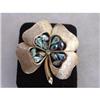 Image 1 : HOPE CHEST 4 Leaf Clover Brooch Blue #1311313