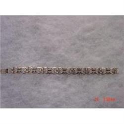 Estate Scandinavian Sterling Link Bracelet#1311398