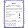 Image 2 : Genuine 3 ctw Garnet Earrings 14KT Rose Gold - REF-48T9A