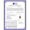 Image 2 : Genuine 4.88 ctw Citrine & Diamond Necklace 14KT White Gold - REF-70Y2F